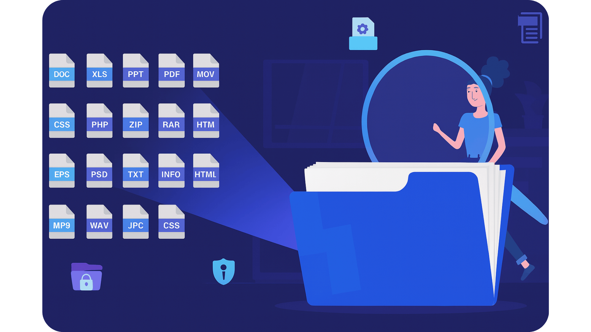 Discover known and unknown file extensions
